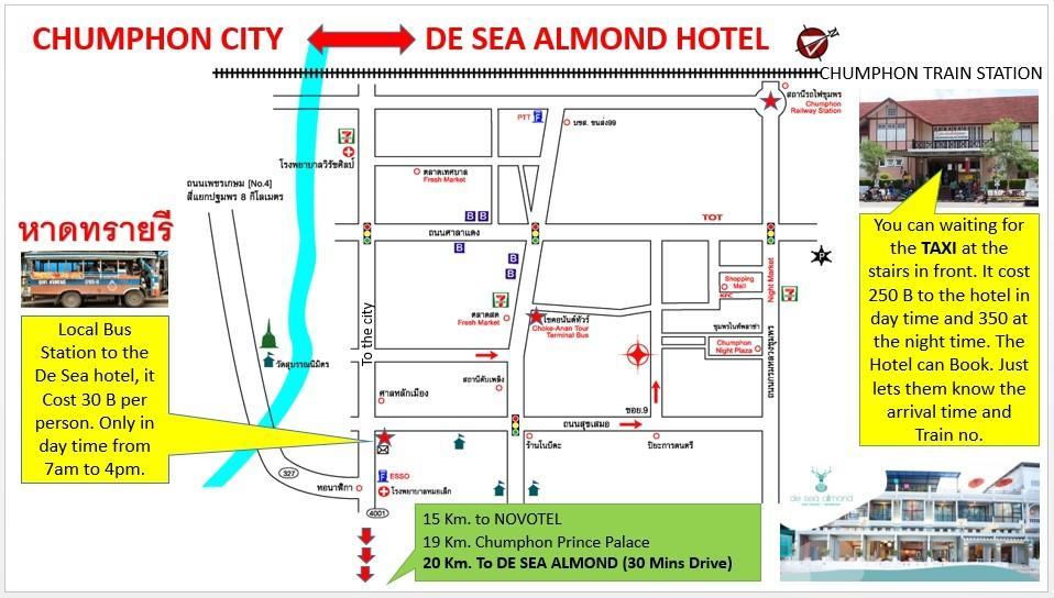 De Sea Almond Hotel Chumphon Ngoại thất bức ảnh